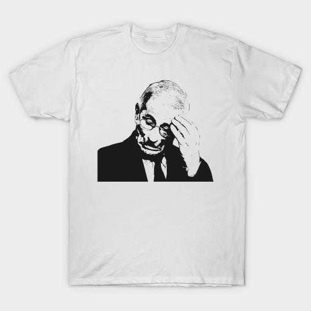 Dr. Fauci Facepalm T-Shirt by valentinahramov